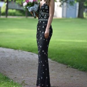 Sherri Hill Style 51751 Black Beaded Prom Dress